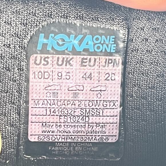 Hoka Anacapa 2 Low GTX Sea Moss Outdoor Hiking Shoes 1141632F SMSST Men Size 10D main image 11